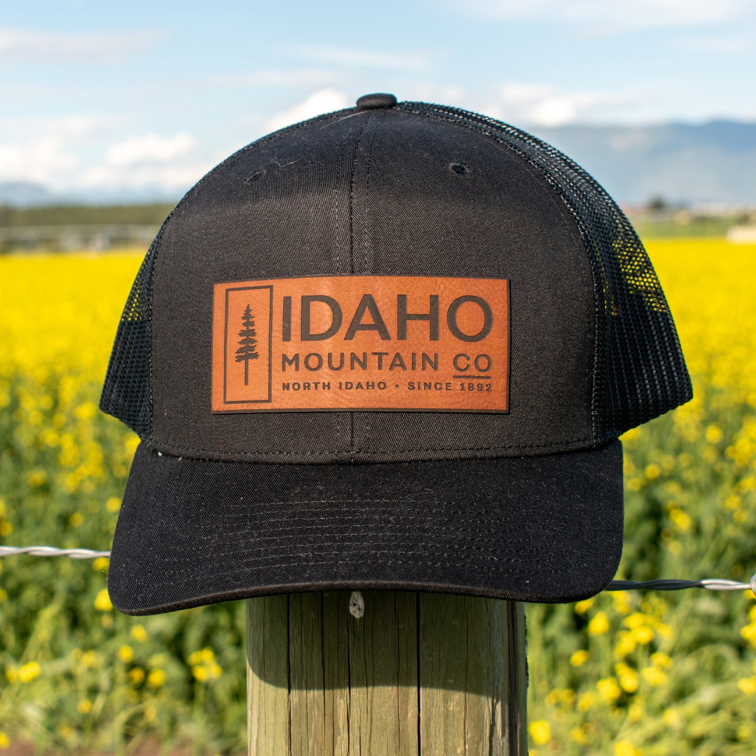 Leather Patch Hats – Idaho Mountain Co